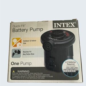 Intex Quick-Fill Battery Pump Air Mattress Camping AP638